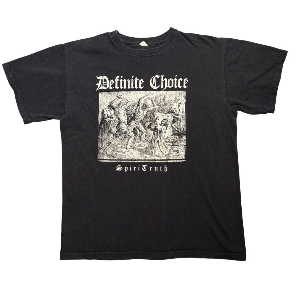 Definite Choice Spirit Truth T-Shirt Band Tee Medium